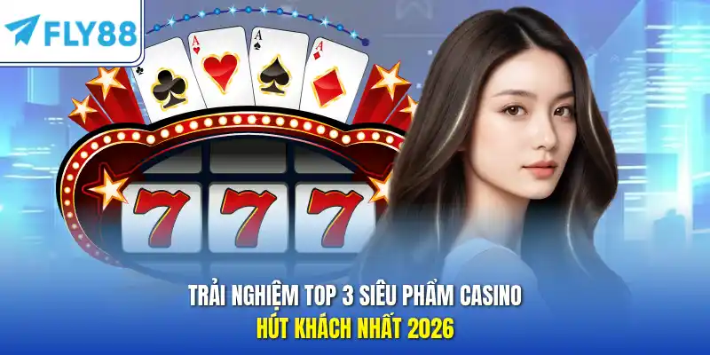 Trải nghiệm top 3 siêu phẩm casino hút khách nhất 2026